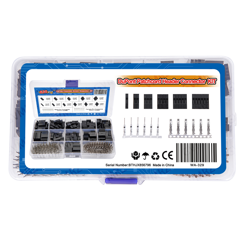 620PCS DuPont Header Connector - đánh giá và giá Diy Electronics Project Kit