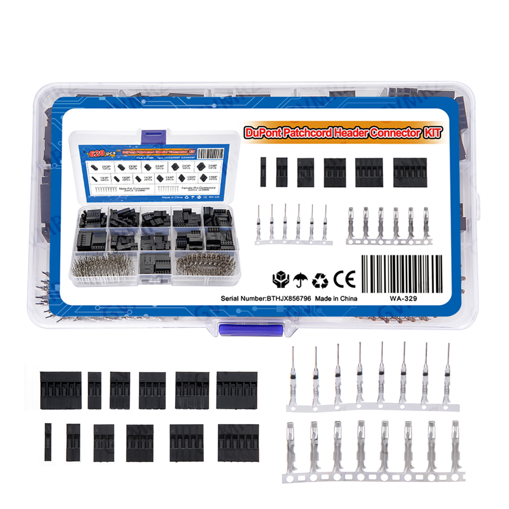 620PCS DuPont Header Connector - đánh giá và giá Diy Electronics Project Kit