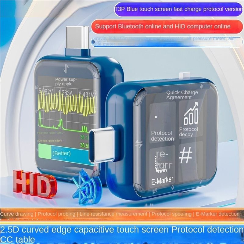 AFOURT-T3P Touch Control USB P - đánh giá và giá Logic Analyzer Usb