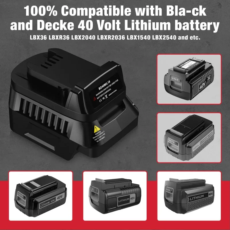 BD40MIL18 Battery Adapter Suit - đánh giá và giá Black+Decker Tool Cordless