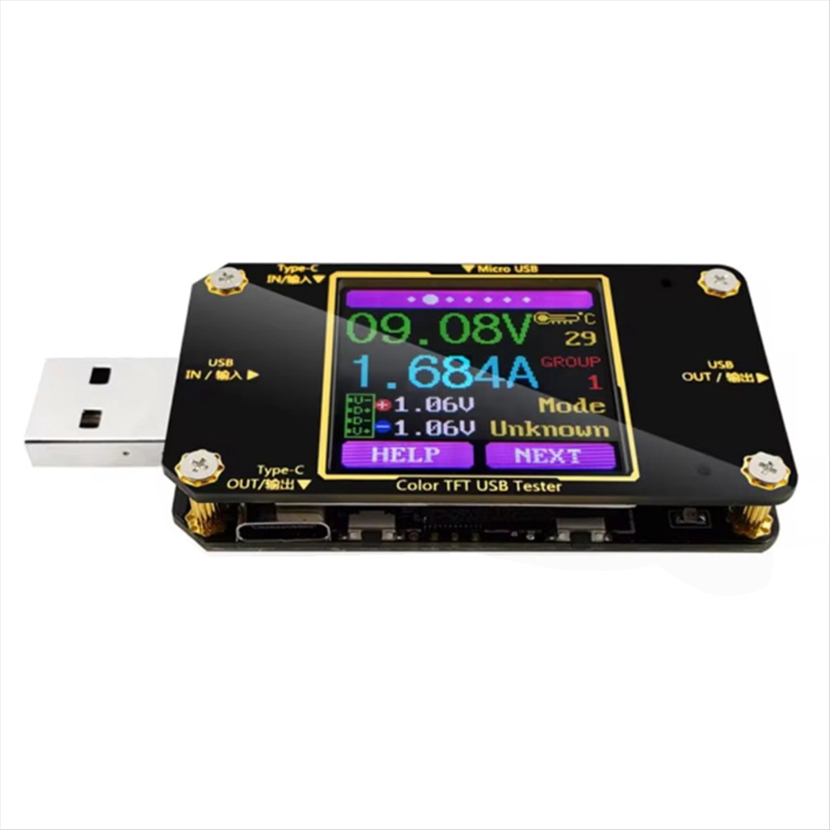 A99X Digital Color LCD Instrum - đánh giá và giá Logic Analyzer Usb