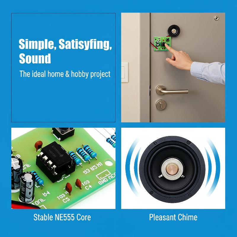 NE555 Doorbell DIY Soldering P - đánh giá và giá Diy Electronics Project Kit