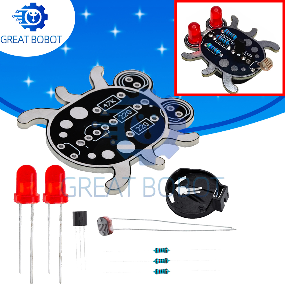 Light Controlled LED Lamp Weld - đánh giá và giá Diy Electronics Learning Kit