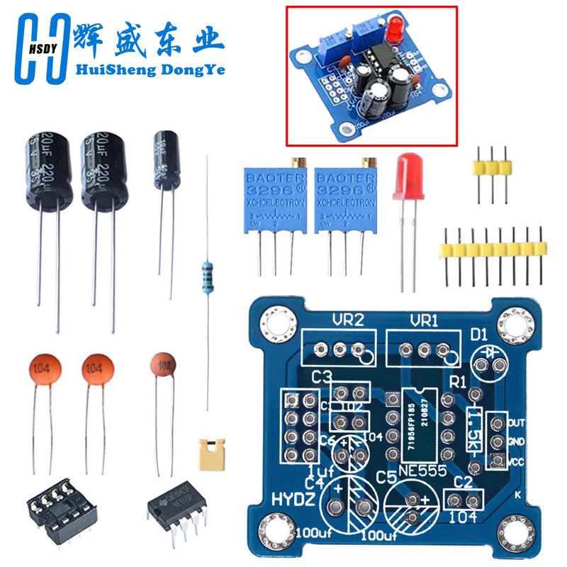 Bộ tạo xung NE555, bộ khởi độn - đánh giá và giá Diy Audio Electronics Kit